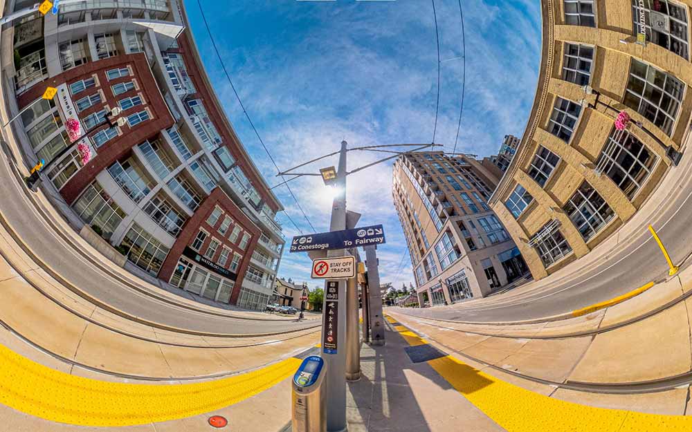 Waterloo GRT Panorama 360 Virtual Tour Allen Street Stop Waterloo GRT Panorama 360 Virtual Tour Allen Street Stop