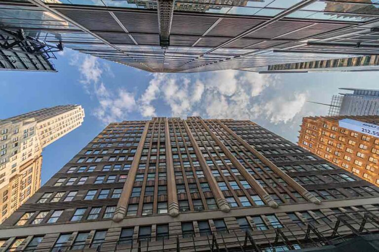 Work from an office. Office bulidings